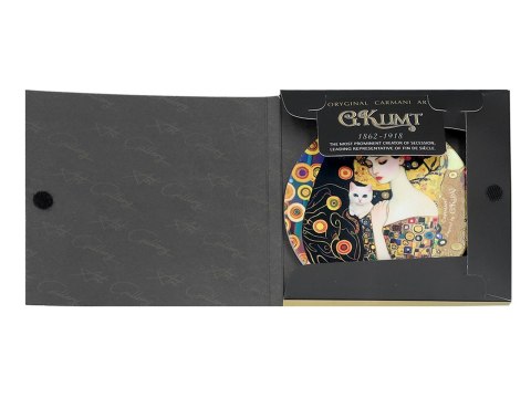 Podkładka ceramiczna, okrągła - Inspirowane malarstwem G. Klimt (CARMANI)