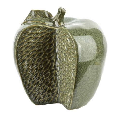 SAGGIO APPLE Figura 17x9x17cm zielona