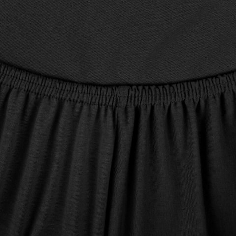 PRZEŚCIERADŁO JERSEY3 140 X 200 X 30 CM CZARNY PRZEŚCIERADŁO JERSEY3 140 X 200 X 30 CM CZARNY