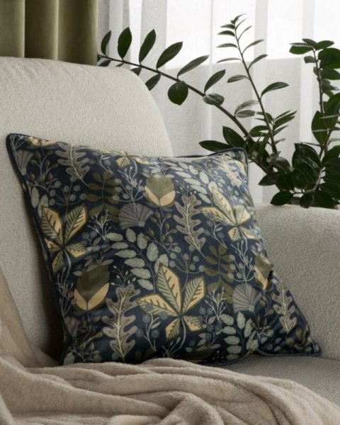 POSZEWKA VELVET 107 45 X 45 CM GRANATOWY POSZEWKA VELVET 107 45 X 45 CM GRANATOWY