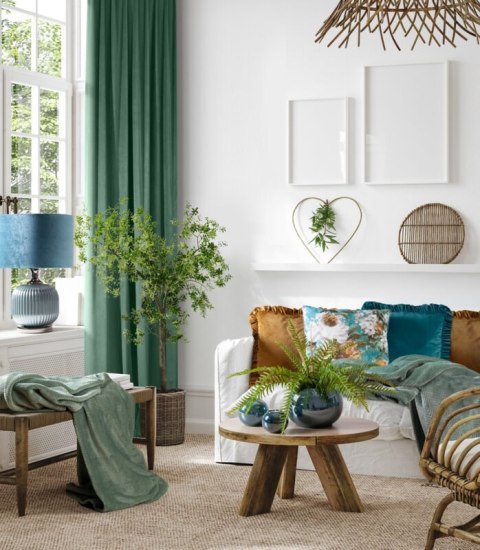 POSZEWKA VELVET 25 45 X 45 CM CIEMNOTURKUSOWY