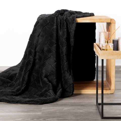 KOC D91 CARO 150 X 200 CM CZARNY KOC D91 CARO 150 X 200 CM CZARNY