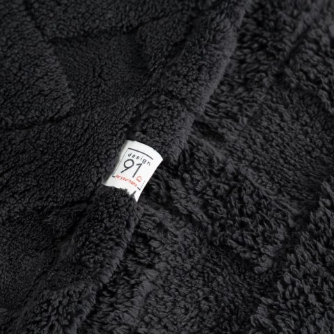 KOC D91 CARO 150 X 200 CM CZARNY KOC D91 CARO 150 X 200 CM CZARNY