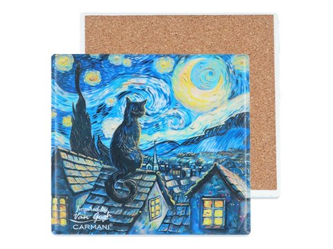 Podkładka ceramiczna - Inspirowane malarstwem V. van Gogh (CARMANI) Podkładka ceramiczna - Inspirowane malarstwem V. van Gogh (CARMANI)