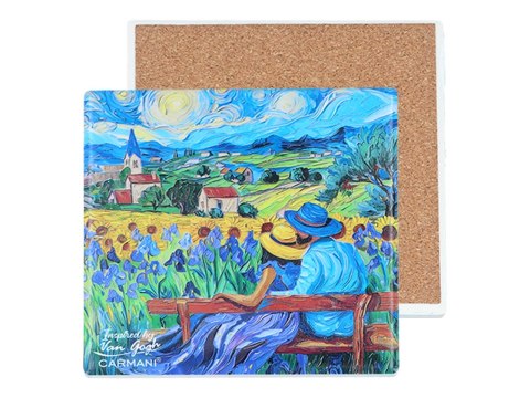 Podkładka ceramiczna - Inspirowane malarstwem V. van Gogh (CARMANI) Podkładka ceramiczna - Inspirowane malarstwem V. van Gogh (CARMANI)