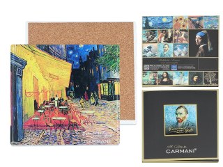 Podkładka ceramiczna - V. van Gogh, Taras kawiarni w nocy (CARMANI)
