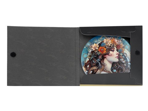 Podkładka ceramiczna, okrągła - Inspirowane malarstwem A. Mucha (CARMANI)