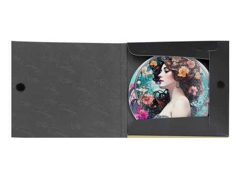 Podkładka ceramiczna, okrągła - Inspirowane malarstwem A. Mucha (CARMANI)