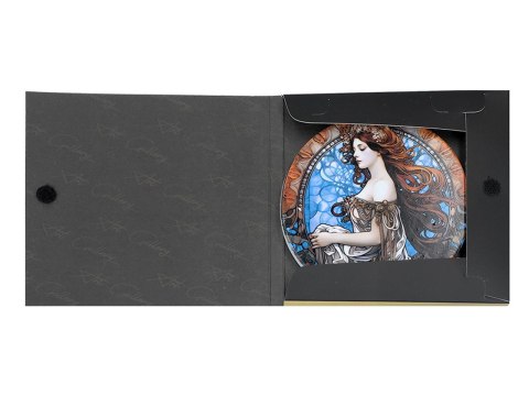 Podkładka ceramiczna, okrągła - Inspirowane malarstwem A. Mucha (CARMANI)