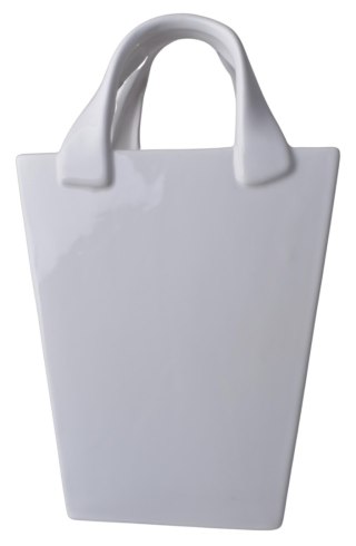 WAZON CERAMICZY TOREBKA BIAŁA