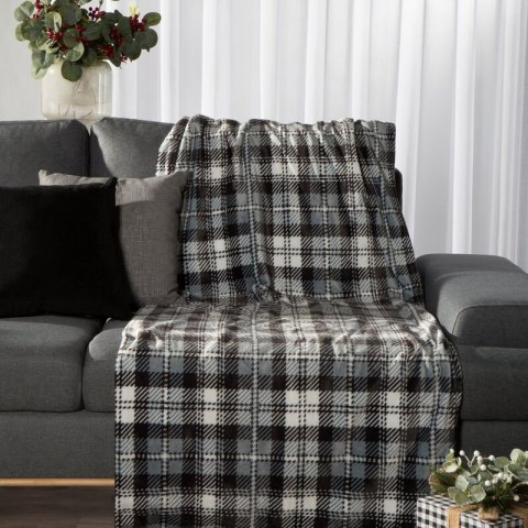 KOC ŚWIĄTECZNY SANTA/03 150 X 200 CM STALOWY KOC ŚWIĄTECZNY SANTA/03 150 X 200 CM STALOWY