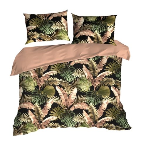 KOMPLET POŚCIELI SATYNOWEJ NIKA 41 160 X 200 CM CZARNY