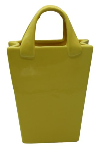 WAZON CERAMICZNY TOREBKA ŻÓŁTA
