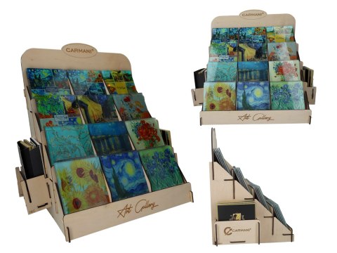 Podkładka szklana - V. van Gogh, kolaż (CARMANI) Podkładka szklana - V. van Gogh, kolaż (CARMANI)