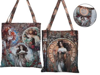 Torba na ramię - inspirowana malarstwem A. Mucha (CARMANI)