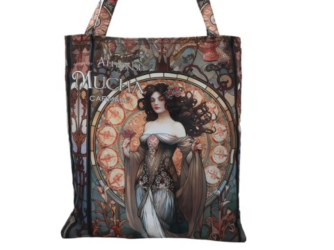 Torba na ramię - inspirowana malarstwem A. Mucha (CARMANI) Torba na ramię - inspirowana malarstwem A. Mucha (CARMANI)