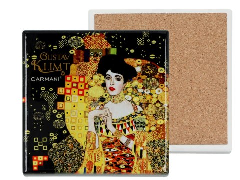 Podkładka ceramiczna, kwadratowa - G. Klimt, Adela (CARMANI) Podkładka ceramiczna, kwadratowa - G. Klimt, Adela (CARMANI)