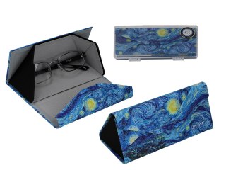 Etui na okulary, składane - V. van Gogh, Gwiaździsta Noc (CARMANI)