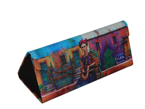 Etui na okulary, składane - inspirowane malarstwem F. Kahlo (CARMANI) Etui na okulary, składane - inspirowane malarstwem F. Kahlo (CARMANI)