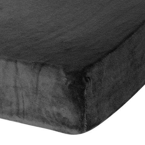 PRZEŚCIERADŁO FLANO 180 X 200 X 30 CM CZARNY PRZEŚCIERADŁO FLANO 180 X 200 X 30 CM CZARNY