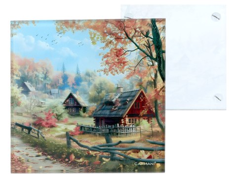 Podkładka szklana - Chłopska osada (CARMANI)