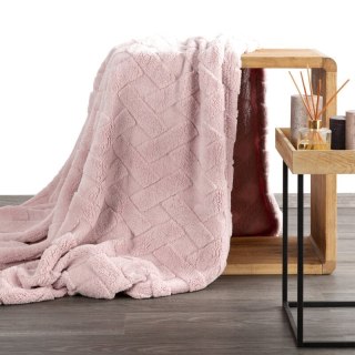 KOC D91 CARO 150 X 200 CM PUDROWY RÓŻ