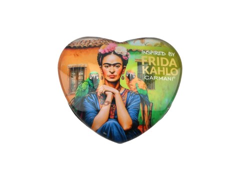 Magnes serce - inspirowany malarstwem F. Kahlo (CARMANI) Magnes serce - inspirowany malarstwem F. Kahlo (CARMANI)