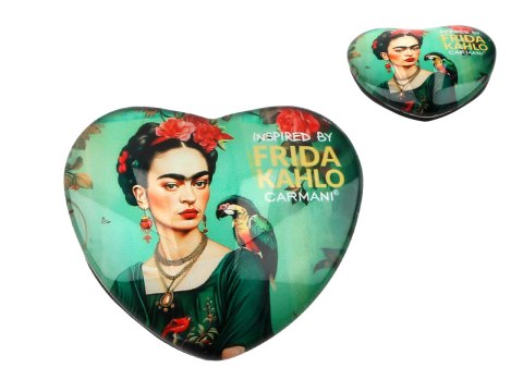 Magnes serce - inspirowany malarstwem F. Kahlo (CARMANI) Magnes serce - inspirowany malarstwem F. Kahlo (CARMANI)
