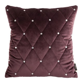POSZEWKA VELVET 37 45 X 45 CM CIEMNOFIOLETOWY