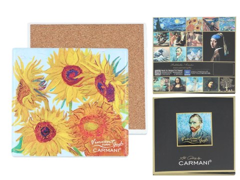 Podkładka ceramiczna - V. van Gogh, Słoneczniki (CARMANI)