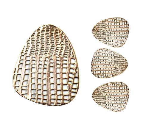 LEILA Komplet 4 podstawek pod kubek 10cmx13cm LEILA Komplet 4 podstawek pod kubek 10cmx13cm