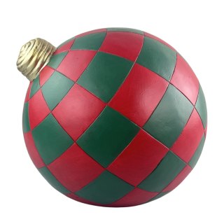 BOMBKA CERAMICZNA CZERWONO-ZIELONA MAXI
