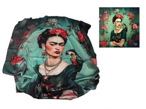 Chusta - Inspirowana malarstwem F. Kahlo (CARMANI) Chusta - Inspirowana malarstwem F. Kahlo (CARMANI)