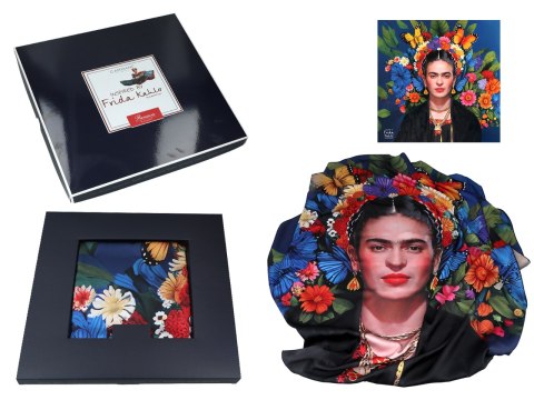 Chusta - Inspirowana malarstwem F. Kahlo (CARMANI) Chusta - Inspirowana malarstwem F. Kahlo (CARMANI)