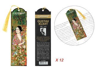 Kpl. 12 zakładek do książki - G. Klimt, Tancerka (CARMANI)