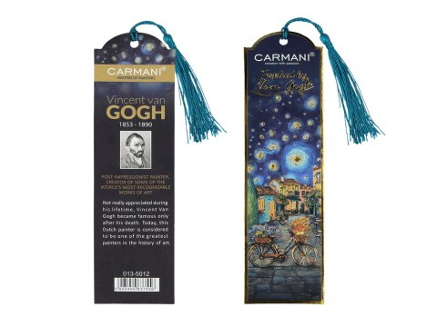 Kpl. 12 zakładek do książki - Inspirowana malarstwem V. van Gogh (CARMANI) Kpl. 12 zakładek do książki - Inspirowana malarstwem V. van Gogh (CARMANI)