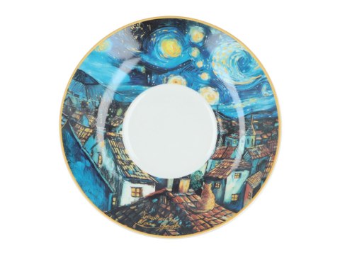 Filiżanka ze spodkiem - Inspirowana malarstwem V. van Gogh (CARMANI) Filiżanka ze spodkiem - Inspirowana malarstwem V. van Gogh (CARMANI)