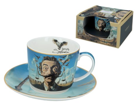 Filiżanka ze spodkiem - inspirowana malarstwem S. Dali (CARMANI) Filiżanka ze spodkiem - inspirowana malarstwem S. Dali (CARMANI)