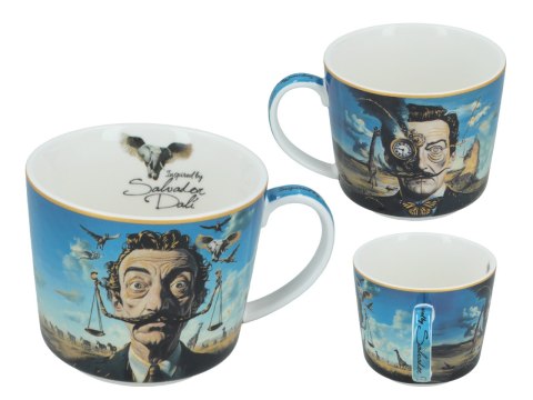 Filiżanka ze spodkiem - inspirowana malarstwem S. Dali (CARMANI) Filiżanka ze spodkiem - inspirowana malarstwem S. Dali (CARMANI)