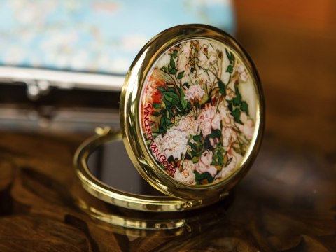 Lustereczko - V. van Gogh, Bukiet z różami (CARMANI) Lustereczko - V. van Gogh, Bukiet z różami (CARMANI)