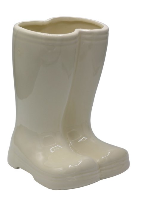 OSŁONKA CERAMICZNA BUTY KREMOWE MAŁE