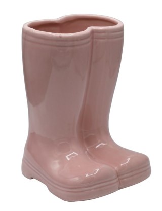 OSŁONKA CERAMICZNA BUTY RÓŻOWE MAŁE