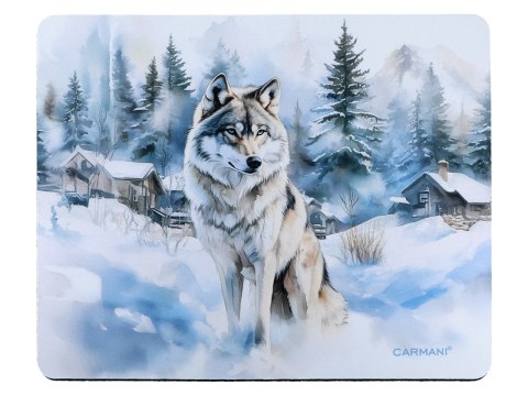 Podkładka pod mysz komputerową - Zima wszędzie - Wilk (CARMANI) Podkładka pod mysz komputerową - Zima wszędzie - Wilk (CARMANI)