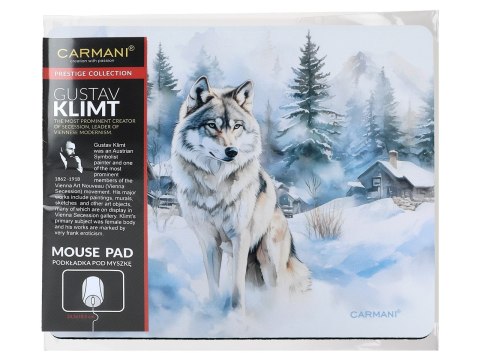 Podkładka pod mysz komputerową - Zima wszędzie - Wilk (CARMANI) Podkładka pod mysz komputerową - Zima wszędzie - Wilk (CARMANI)