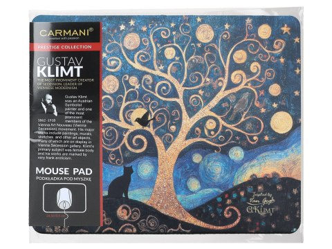 Podkładka pod mysz komputerową - kolaż: V. van Gogh, G. Klimt (CARMANI) Podkładka pod mysz komputerową - kolaż: V. van Gogh, G. Klimt (CARMANI)