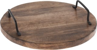 TACA OKRĄGŁA Z DREWNA MANGO 30cm