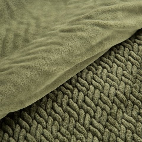 KOC KAYLA 130 X 160 CM CIEMNOZIELONY KOC KAYLA 130 X 160 CM CIEMNOZIELONY
