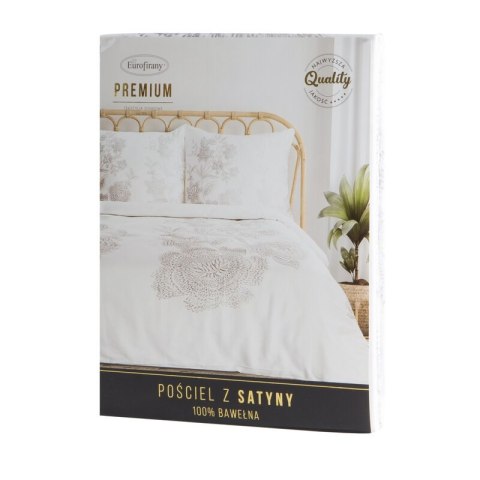 KOMPLET POŚCIELI SATYNOWEJ PREMIUM27 160 X 200 CM BIAŁY KOMPLET POŚCIELI SATYNOWEJ PREMIUM27 160 X 200 CM BIAŁY