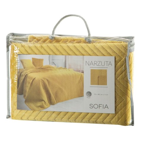 NARZUTA SOFIA 70 X 160 CM MUSZTARDOWY NARZUTA SOFIA 70 X 160 CM MUSZTARDOWY