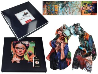 Szal - Inspirowany malarstwem F. Kahlo (CARMANI)